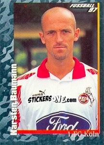 Cromo Karsten Baumann - German Football Bundesliga 1996-1997 - Panini