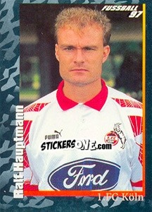 Sticker Ralf Hauptmann - German Football Bundesliga 1996-1997 - Panini