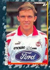 Sticker Olaf Janßen - German Football Bundesliga 1996-1997 - Panini