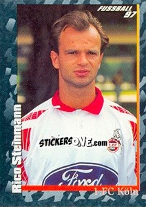 Sticker Rico Steinmann - German Football Bundesliga 1996-1997 - Panini