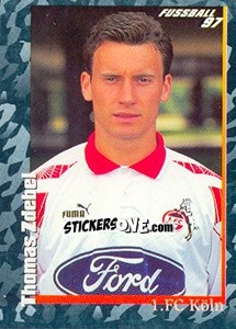 Sticker Thomas Zdebel - German Football Bundesliga 1996-1997 - Panini