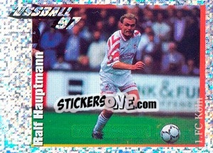 Sticker Action Bild Ralf Hauptmann - German Football Bundesliga 1996-1997 - Panini