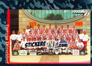 Sticker Mannschaftsbild - German Football Bundesliga 1996-1997 - Panini