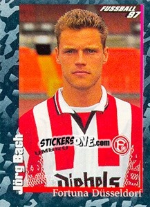 Sticker Jörg Bach - German Football Bundesliga 1996-1997 - Panini