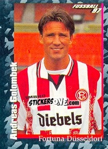 Cromo Andreas Golombek - German Football Bundesliga 1996-1997 - Panini