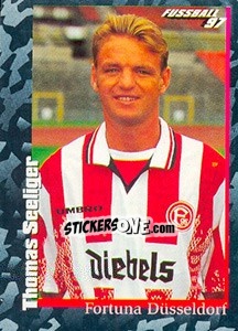 Cromo Thomas Seeliger - German Football Bundesliga 1996-1997 - Panini