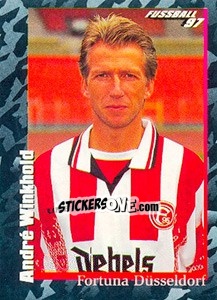 Sticker André Winkhold - German Football Bundesliga 1996-1997 - Panini