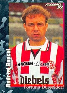 Cromo Andrzej Buncol - German Football Bundesliga 1996-1997 - Panini