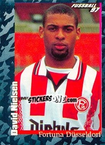 Cromo David Nielsen - German Football Bundesliga 1996-1997 - Panini