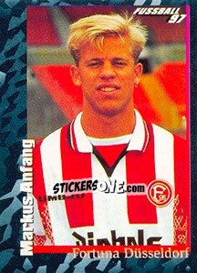 Cromo Markus Anfang - German Football Bundesliga 1996-1997 - Panini