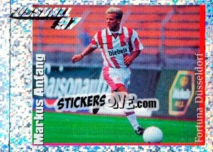 Sticker Action Bild Markus Anfang - German Football Bundesliga 1996-1997 - Panini