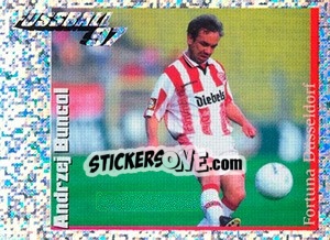 Cromo Action Bild Andrzej Buncol - German Football Bundesliga 1996-1997 - Panini