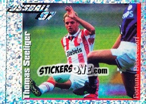 Sticker Action Bild Thomas Seeliger - German Football Bundesliga 1996-1997 - Panini