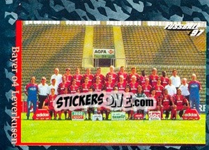 Sticker Mannschaftsbild - German Football Bundesliga 1996-1997 - Panini