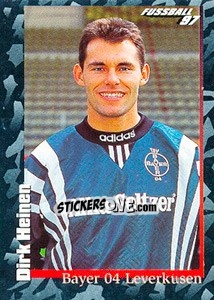 Sticker Dirk Heinen - German Football Bundesliga 1996-1997 - Panini
