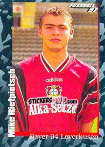 Cromo Mike Rietpietsch - German Football Bundesliga 1996-1997 - Panini