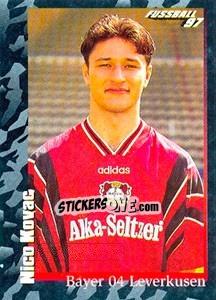 Sticker Niko Kovac - German Football Bundesliga 1996-1997 n. 354 - Panini