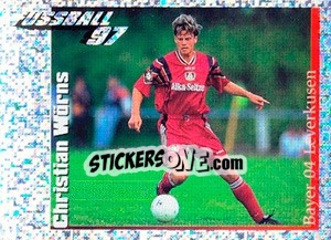 Figurina Action Bild Christian Wörns - German Football Bundesliga 1996-1997 - Panini