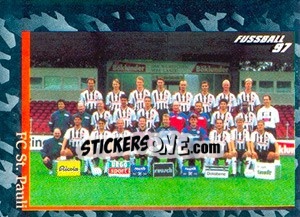Sticker Mannschaftsbild - German Football Bundesliga 1996-1997 n. 372 - Panini