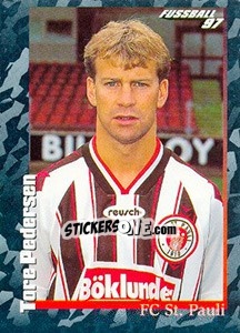 Figurina Tore Pedersen - German Football Bundesliga 1996-1997 - Panini