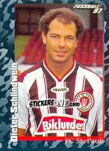 Figurina Dieter Schlindwein - German Football Bundesliga 1996-1997 - Panini