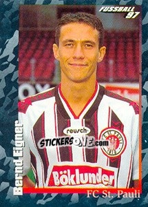 Sticker Bernd Eigner - German Football Bundesliga 1996-1997 - Panini