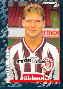 Cromo Martin Driller - German Football Bundesliga 1996-1997 - Panini