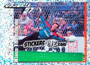 Figurina Action Bild Klaus Thomforde - German Football Bundesliga 1996-1997 - Panini