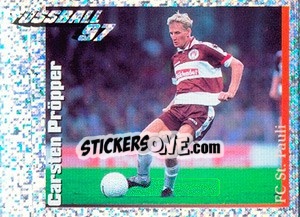 Cromo Action Bild Carsten Pröpper - German Football Bundesliga 1996-1997 - Panini