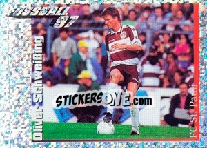 Sticker Action Bild Oliver Schweißing - German Football Bundesliga 1996-1997 - Panini