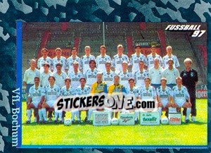 Sticker Mannschaftsbild - German Football Bundesliga 1996-1997 - Panini