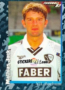 Cromo Mathias Jack - German Football Bundesliga 1996-1997 - Panini