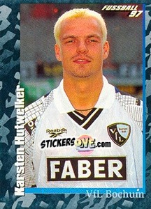 Figurina Karsten Hutwelker - German Football Bundesliga 1996-1997 - Panini