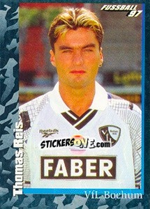 Sticker Thomas Reis - German Football Bundesliga 1996-1997 - Panini