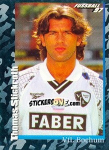 Cromo Thomas Stickroth - German Football Bundesliga 1996-1997 - Panini
