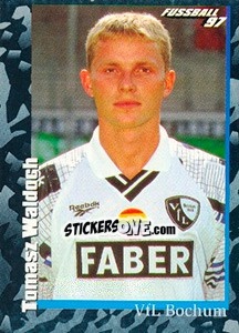 Cromo Thomasz Waldoch - German Football Bundesliga 1996-1997 - Panini