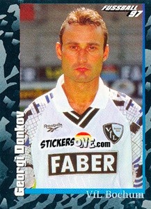 Cromo Georgi Donkov - German Football Bundesliga 1996-1997 - Panini