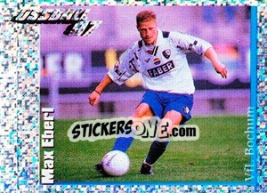 Cromo Action Bild Max Eberl - German Football Bundesliga 1996-1997 - Panini