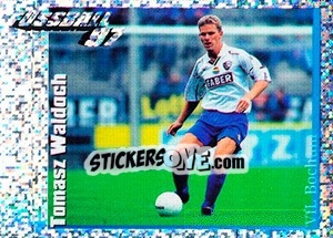 Cromo Action Bild Tomasz Waldoch - German Football Bundesliga 1996-1997 - Panini