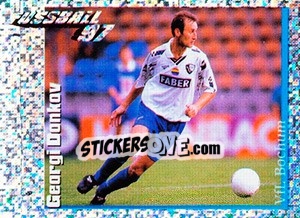 Cromo Action Bild Georgi Donkov - German Football Bundesliga 1996-1997 - Panini