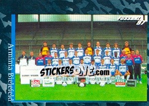 Sticker Mannschaftsbild - German Football Bundesliga 1996-1997 - Panini