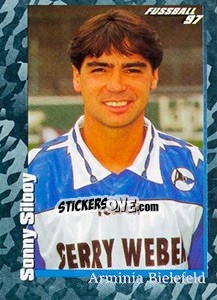Cromo Sonny Silooy - German Football Bundesliga 1996-1997 - Panini