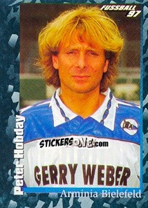 Sticker Peter Hobday - German Football Bundesliga 1996-1997 n. 433 - Panini