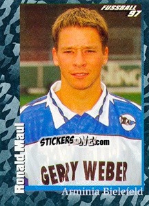 Sticker Ronald Maul - German Football Bundesliga 1996-1997 - Panini