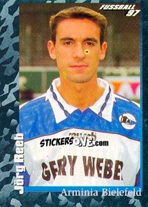 Cromo Jörg Reeb - German Football Bundesliga 1996-1997 - Panini
