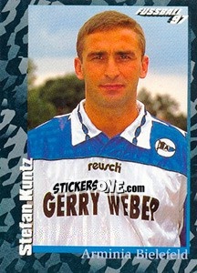 Sticker Stefan Kuntz - German Football Bundesliga 1996-1997 n. 438 - Panini