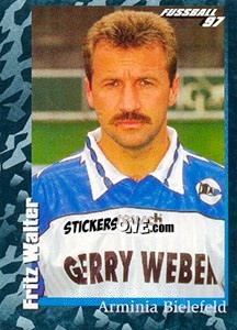 Sticker Fritz Walter - German Football Bundesliga 1996-1997 - Panini