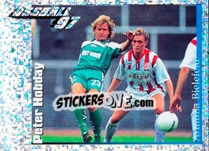 Sticker Action Bild Peter Hobday - German Football Bundesliga 1996-1997 n. 443 - Panini