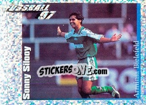 Sticker Action Bild Sonny Silooy - German Football Bundesliga 1996-1997 n. 444 - Panini
