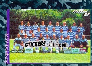 Sticker Mannschaftsbild - German Football Bundesliga 1996-1997 - Panini